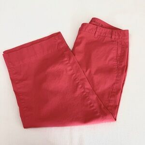 Talbots The Deck Pants Pink/Salmon Pants Size 10 Beach Boating Preppy Classic